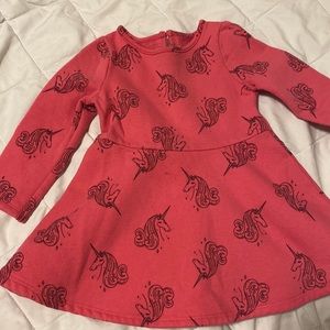 Cute unicorn sweater dress for 18 month old